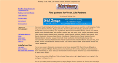 Desktop Screenshot of matrimony.multidbscripts.com